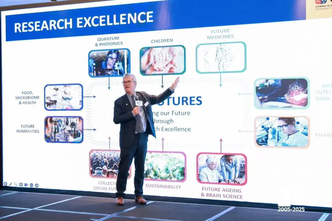 科克大学校长约翰・奥哈洛伦教授（Prof. John O’Halloran）致辞