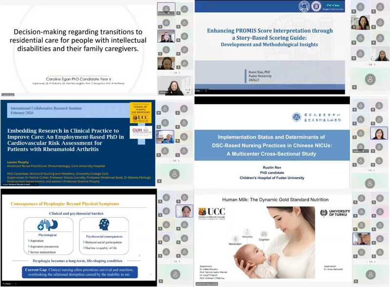 两院师生围绕护理领域前沿研究方向、研究方法及临床转化等话题展开深入交流